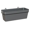 Image de - Kit balcon Jardiniere capri re 50cm v2 anthracite 50,2 x 28,5 x h20 cm - 1,45l
