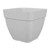 Image de Pot à fleurs et plantes carré CAPRI CAMPANA - Plastique - 37x37 cm - Blanc