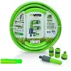 Image de Tuyau d'arrosage 15mm 10 m KIT PVC lance multi jet + 2 raccords + nez de robinet VITO