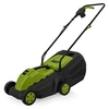 Image de Tondeuse a gazon électrique Induction 1200W Pelouses jusqu'à 300m2 Larg 32cm Bac 35L
