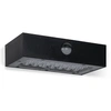Image de Applique murale LED Solaire 3W Noire Eclairage led d'extérieur Détecteur de mouvement 350 Lm