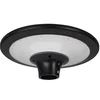 Image de Lampadaire Solaire Noir Eclairage 360° LED 20W 2300 Lm Surface éclairée 80m²