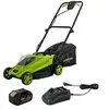 Image de Tondeuse sans fil à batterie 20V Largeur de coupe 320mm Bac 30L 3 hauteurs de coupe Batterie 4Ah + Chargeur 20V