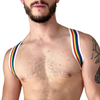 Image de Harnais élastique Pride Eternity Blanc blanc XL