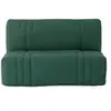 Image de Banquette BZ DREAM - Tissu 100% Coton vert foret - Couchage 140 x 190 cm - Confort moelleux