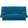 Image de Canapé-lit clic-clac 3 places DREAMbleuc 190 x 92 cm coton bleu
