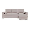 Image de Canapé d'angle convertible Morgan Beige tiroir-lit 130x200