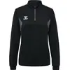 Image de Veste de survêtement demi-zippé femme Hummel Authentic Noir XL 219975-2001