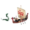 Image de - 7018 - Le bateau des vikings contre le monstre des mers