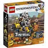 Image de LEGO Overwatch® - Chacal et Chopper, jeu de construction inspiré du jeu vidéo, inclus la moto de Chopper et un panneau Junkertown, 380 pièces - 75977 en occasion ou reconditionné