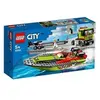 Image de LEGO City Great Vehicles 60254 Le transport du bateau de course