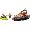 Image de Bateau sauvetag pompiers Lego City Rouge 19,1x6,1x26,2 cm A2301814