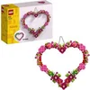 Image de Jeux de construction decoration forme coeur icons Lego Rose 14,1x6,1x19,1 cm A2404541