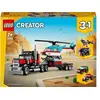 Image de LEGO Creator 31146 Le camion remorque avec hélicoptère