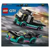 Image de LEGO City 60406 La voiture de course et le camion de transport de voitures