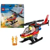 Image de Lego®city 60411 - L'helicoptere De Secours Des Pompiers