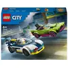 Image de LEGO City 60415 La course-poursuite entre la voiture de police et la super voiture
