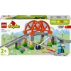 Image de LEGO DUPLO Town 10426 Set d'extension : Les rails et le pont du train
