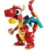 Image de Jeux de construction le dragon rouge creator Lego Rouge 14,1x4,6x19,1 cm A2401856