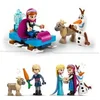 Image de Jeux de construction palais de glace delsa frozen Lego Bleu 37,8x35,4x7,05 cm A2403602