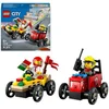 Image de Lego® City 60458 - Pack De Bolides De Course : Camion De Pizza Contre Camion De Pompiers Pour Enfant