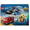 Image de LEGO City 60462 Hélicoptère, camion de pompiers et sous-marin modulable