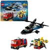 Image de Lego® City 60462 - Helicoptere Camion De Pompiers Et Sous-marin Modulable Pour Enfant