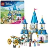 Image de Lego® Disney Princess 43275 - Le Chateau De Cendrillon Et La Caleche