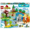 Image de Jeux de construction famille animx sauvg 3en1 duplo Lego Multicolore 37,8x11,2x48 cm A2502025
