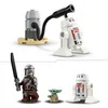 Image de Jeux de construction chasseur n1 mando +grogu swars Lego Gris 19,1x4,6x26,2 cm A2501978