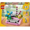 Image de Jeux de construction machine ecrire +fleurs creator Lego Rose 19,1x7,2x26,2 cm A2501982