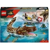 Image de LEGO Jurassic World 76974 Le bateau en mission et le mosasaure en briques