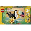 Image de LEGO Creator 3-en-1 Animaux Sauvages : Le Toucan Tropical 31173 | Jeu de construction fille 7 ans, jouet animal transformable en figurine de papillon ou poisson tropical, cadeau, 225 pièces en occasion ou reconditionné