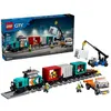 Image de Lego® City 60509 - Le Train De Marchandises Du Port Avec Grue Et Camion Pour Enfant