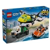 Image de LEGO City 60505 Avion, camion d'assistance et aéroglisseur modulable