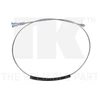 Image de Tirette À Câble, Frein De Stationnement Nk 9036109 Opel;Vauxhall