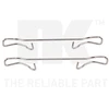 Image de Kit D'Accessoires, Plaquette De Frein À Disque Nk 7936150 Citroen;Daewoo;Jaguar;Kia;Opel;Peugeot;Vauxhall