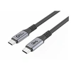 Image de MicroConnect - Câble USB - 24 pin USB-C (M) pour 24 pin USB-C (M) - USB 3.2 Gen 2 - 20 V - 5 A - 5 m - Alimentation USB (100 W), support pour 4K60Hz