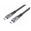 Image de MicroConnect Premium - Câble USB - 24 pin USB-C (M) pour 24 pin USB-C (M) - USB 3.2 Gen 2 - 20 V - 5 A - 3 m - Alimentation USB (100 W), support pour
