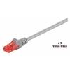 Image de MicroConnect Value Pack - Cordon de raccordement - RJ-45 (M) pour RJ-45 (M) - 15 m - UTP - CAT 6 - démarré, bloqué - gris (pack de 5)