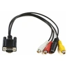 Image de MicroConnect - VGA/S-Vidéo/câble composite - HD-15 (VGA) (M) pour 4 broches mini-din, RCA (F) - 30 cm