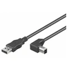 Image de MicroConnect - Câble USB - USB type B (M) pour USB (M) - USB 2.0 - 3 m - connecteur à 90 °