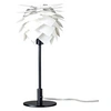 Image de Dyberglarsen Pineapple Lampe de table blanche, base noire