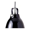 Image de Dyberglarsen Copenhagen Dome Suspension Plafonnier Noir Brillant 26.5cm