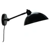 Image de Dyberglarsen Futura Applique Dome Noir, Blanc