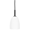 Image de Dyberglarsen Jazz Opale, Plafonnier Suspendu Dôme Noir 12cm