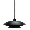 Image de Dyberglarsen DL45 Dome Suspension Plafonnier Noir Mat 45cm