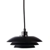 Image de Dyberglarsen DL20 Dome Suspension Plafonnier Noir Mat 20cm