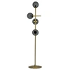 Image de Dyberglarsen Como Lampadaire Globe Multi Bras Fumé, Laiton
