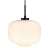 Image de Dyberglarsen ARP Arp Dome Suspension Plafonnier Opale, Noir 25cm